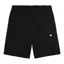 Carhartt WIP Chase Sweat Short - Black/Gold